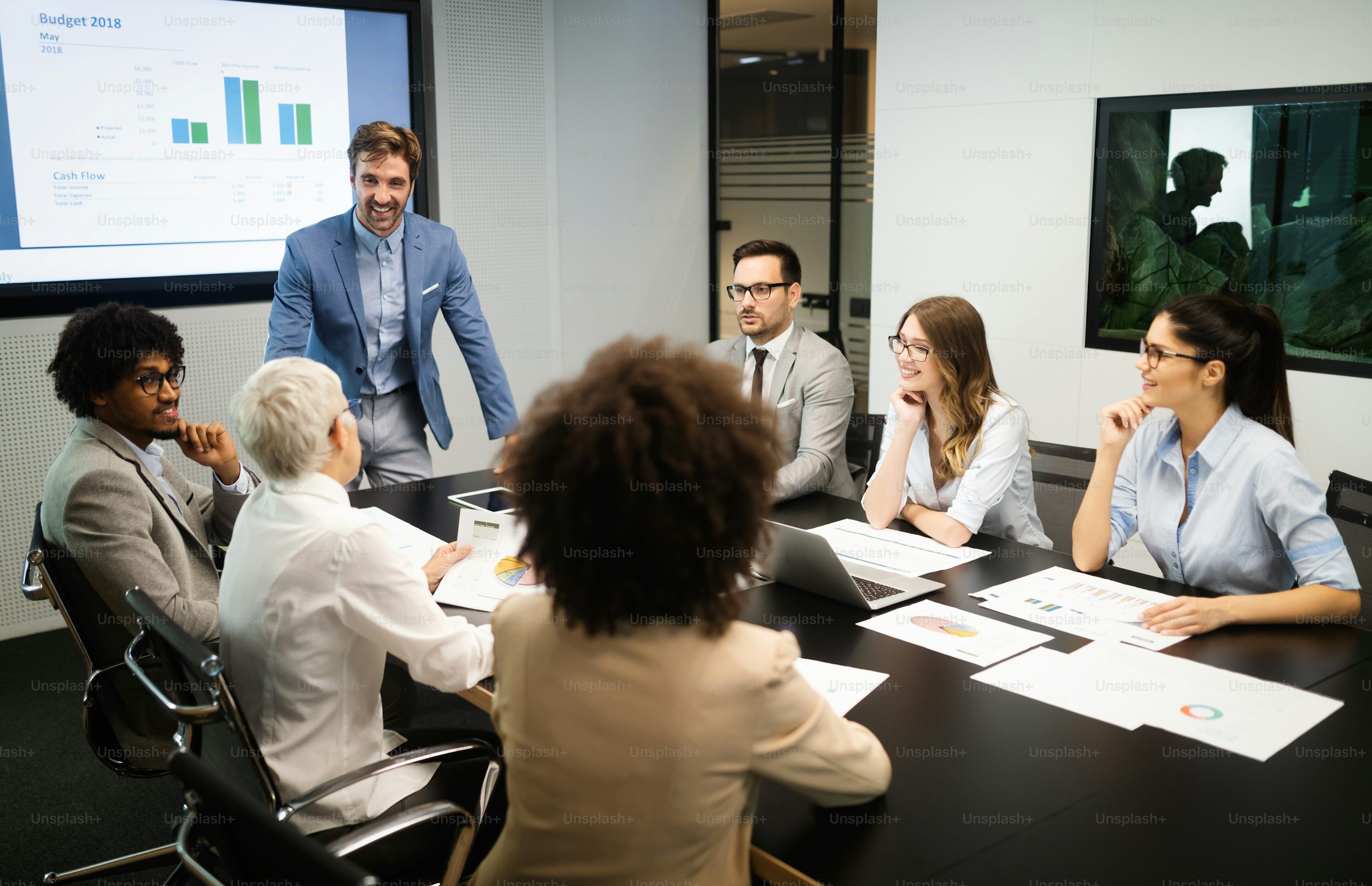 Technology team discussing digital transformation solutions